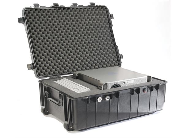 PELI CASE 1730 m/skum, sort Innv. mål: 864x610x318 mm