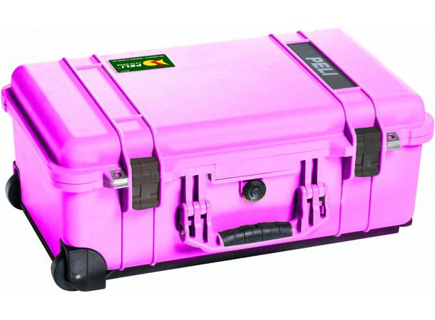 PELI CASE 1510 rosa, uten skum Innv. mål: 502x279x193 mm