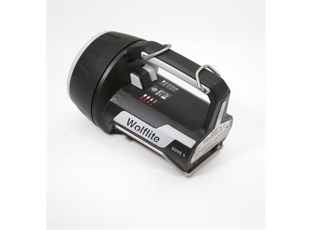 WOLF XT75H Ex Sone 0 oppladbar LED-lykt inkl. 230V lader. 2 spredn, 2 lysstyrker