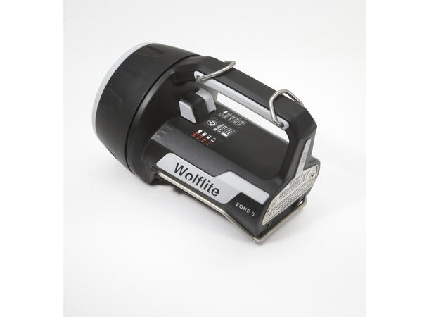 WOLF XT75H Ex Sone 0 oppladbar LED-lykt inkl. 230V lader. 2 spredn, 2 lysstyrker