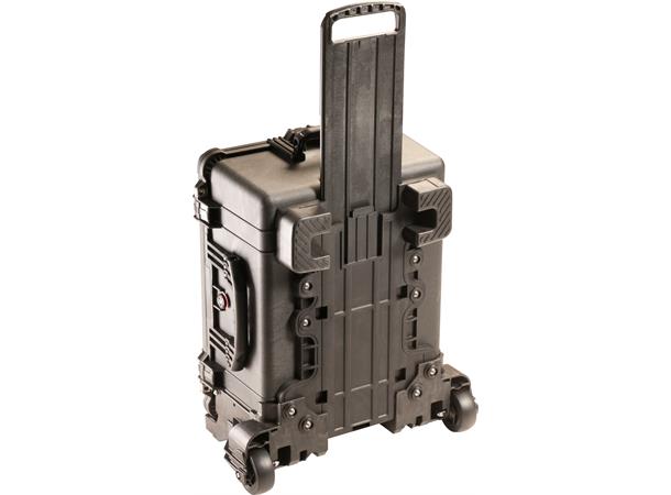 PELI CASE 1610M m/store hjul, m/skum Innv. mål: 553x424x270 mm