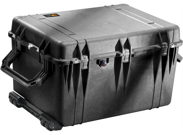 PELI CASE 1660 sort uten skum Innv. mål: 716x502x448 mm