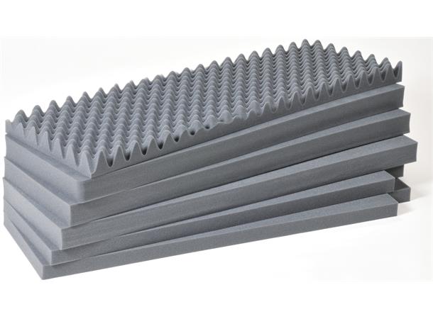 PELI CASE 1740 m/skum, sort Innv. mål: 1041x328x308 mm