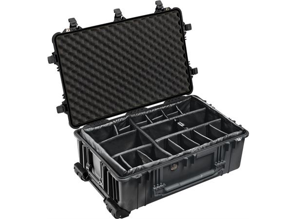 PELI CASE 1650 m/skillevegger Innv. mål: 722x442x270 mm