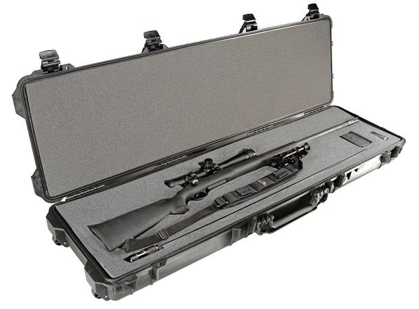 PELI CASE 1750 m/skum, sort Innv. mål: 1283x343x133 mm