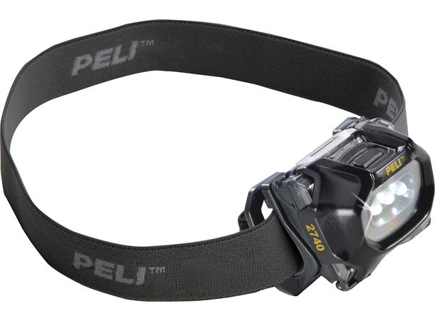 PELI 2740 LED hodelykt m/3 stk LED,sort