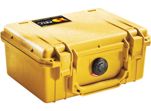 PELI CASE 1120 m/skum, gul Innv. mål: 185x121x85 mm