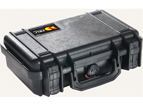 PELI CASE 1170 u/skum, sort Innv. mål: 268x153x80 mm