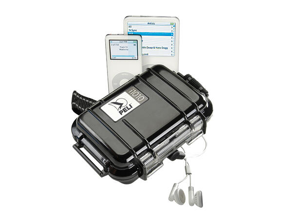 PELI i1010 iPod MICRO CASE, sort LAGERSALG