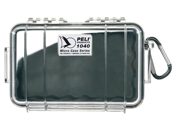 PELI 1040 MICRO CASE sort/klar Innv. mål: 165x98x44 mm