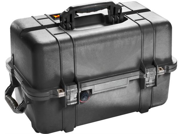 PELI CASE 1460 uten skum, sort Innv. mål: 471x252x277 mm