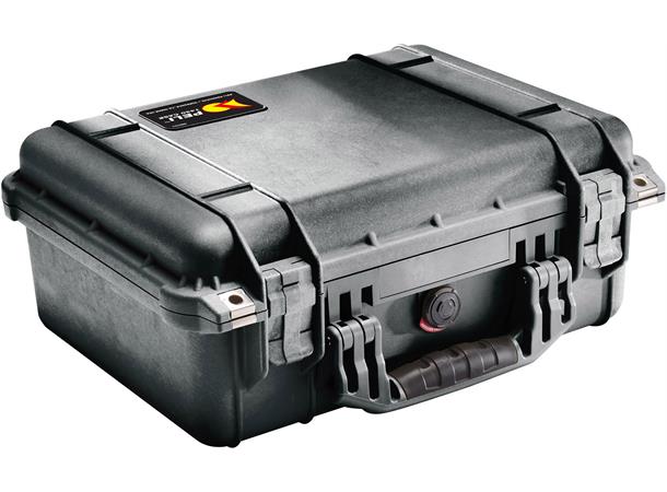 PELI CASE 1450 m/skum, sort Innv. mål: 374x260x154 mm
