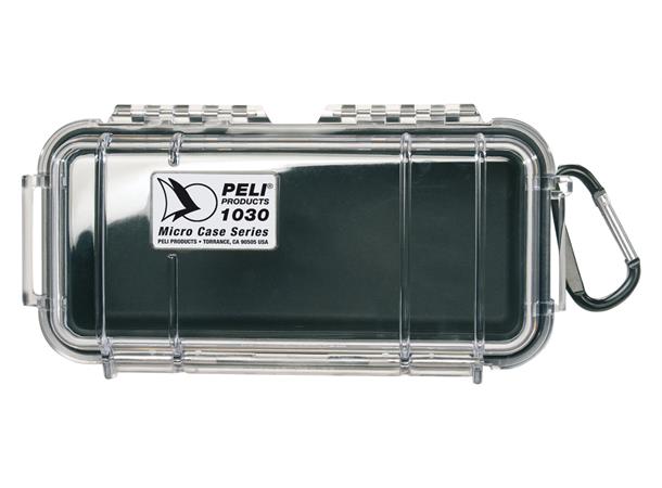 PELI 1030 MICRO CASE sort/klar Innv. mål: 165x70x52 mm