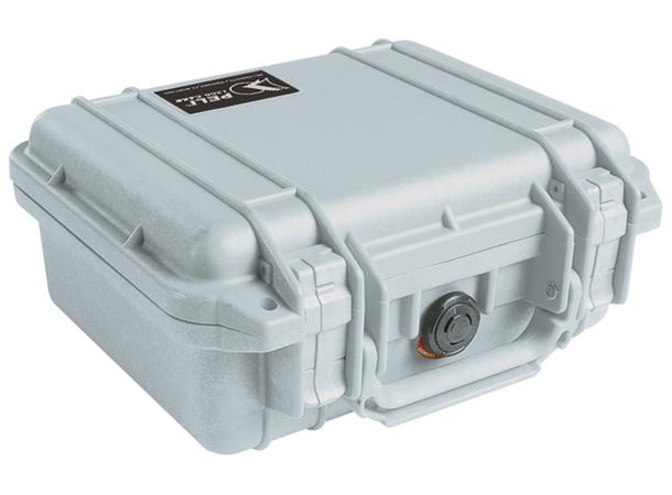 PELI CASE 1200 m/skum, grå Innv. mål: 235x181x105 mm