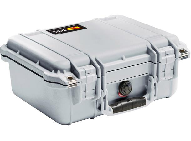 PELI CASE 1400 m/skum, grå Innv. mål: 301x228x131 mm