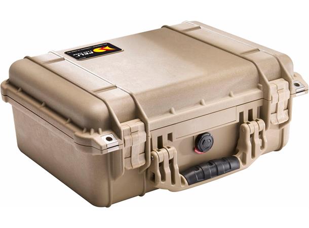 PELI CASE 1450 m/skum, Desert Tan SPESIAL (MIN. 120 STK)
