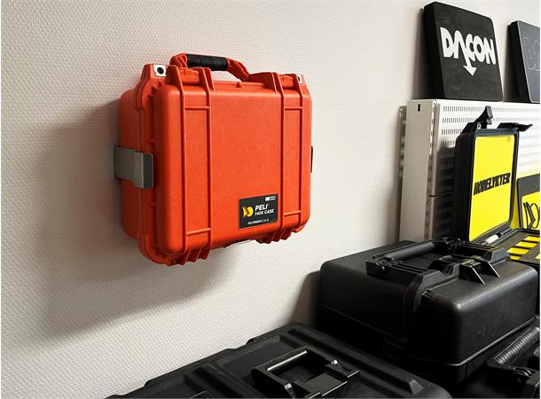 Veggbrakett for PELI CASE 1400, syrefast