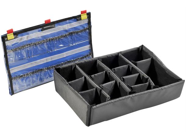 PELI CASE 1500 EMS Kit,lokk+skillevegger