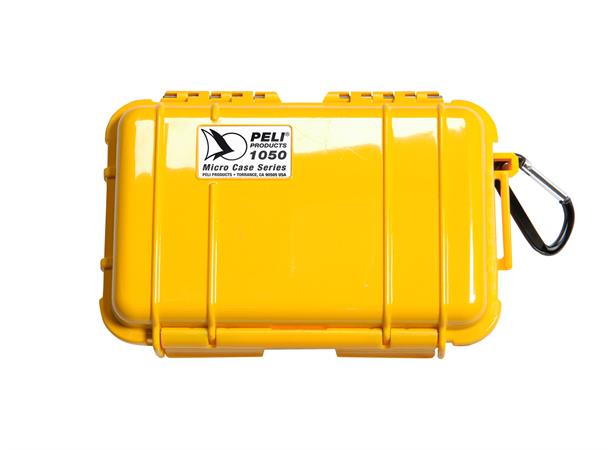 PELI 1050 MICRO CASE gul Innv. mål: 160x93x70 mm
