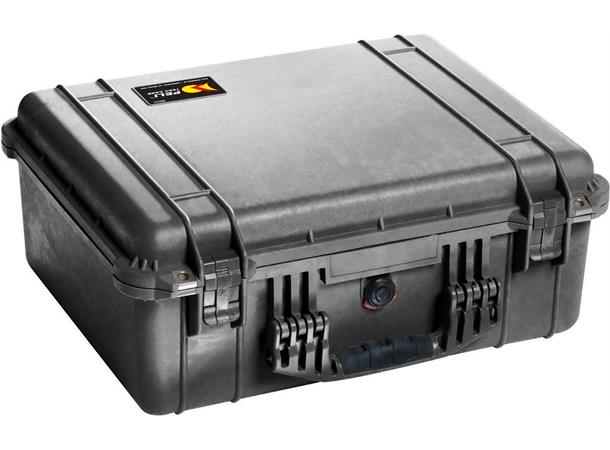 PELI CASE 1550 sort uten skum Innv. mål: 473x360x196 mm