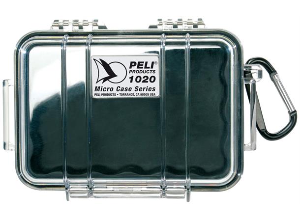 PELI 1020 MICRO CASE sort/klar innv. mål: 137x92x43 mm