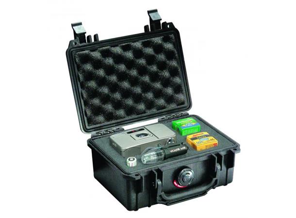 PELI CASE 1120 m/skum, sort Innv. mål: 185x121x85 mm