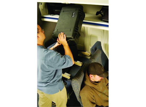 PELI CASE 1510 LOC m/PC-innlegg Innv. mål: 502x279x193 mm